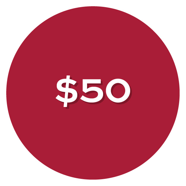 Pay What You Can $50